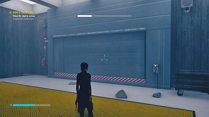 There, open the large gate and go to the adjacent area - a boss called Processes Designer Gibbs will appear - Control The Foundation: Popes Collection - walkthrough - Side quests - Control Guide