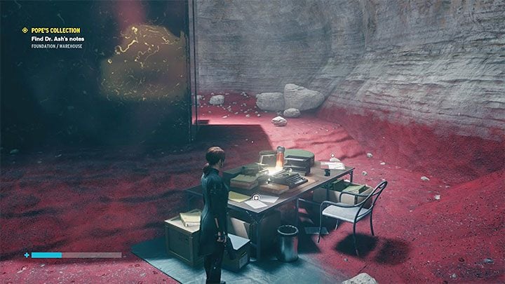 You can now enter the adjacent area with a smaller version of the Nail - Control The Foundation: Popes Collection - walkthrough - Side quests - Control Guide