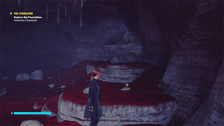 Foundation Accident - the document lies on the ground in a cave south of the entrance to the cave - Control The Foundation: Collectibles, Secrets - Secrets - Control Guide