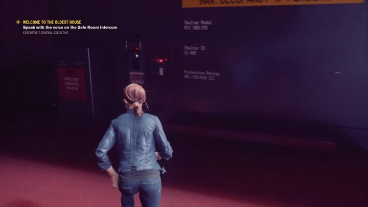 Now come up to the loudspeaker on the shelter and talk to Pope - Control: Welcome to the Oldest House - walkthrough - Main Quests - Control Guide