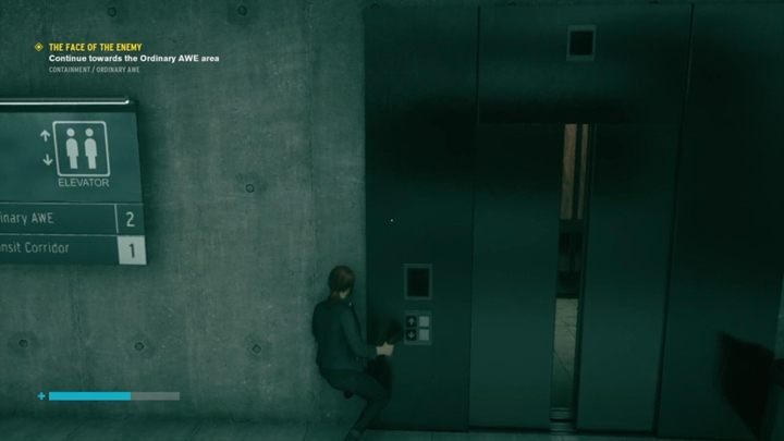 Move on, be careful, otherwise you will be attacked by a vanishing enemy - Control: The Face of the Enemy - walkthrough - Main Quests - Control Guide