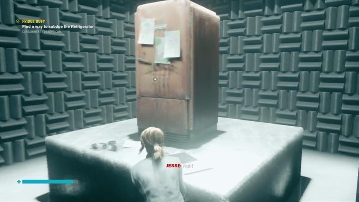 Walkthrough: During your first visit, you wont be able to help the man - Control: Fridge Duty - walkthrough - Side Quests - Control Guide