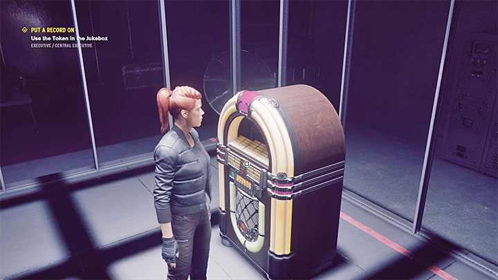 Interact with it and place the token - Control: Put a Record On - walkthrough - Side Quests - Control Guide
