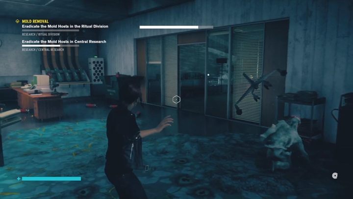 Use the elevator in Ritual Division and travel to the top floor - Control: Removing mold - walkthrough - Side Quests - Control Guide