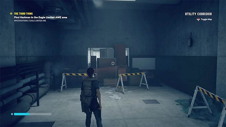 You will reach the Utility Corridor - Control AWE: The Third Thing - Eagle Limited walkthrough - Walkthrough - Control Guide