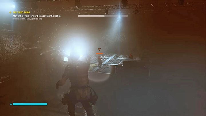 As soon as you hit the button, darkness will fall all around you - Control AWE: The Third Thing - Eagle Limited walkthrough - Walkthrough - Control Guide