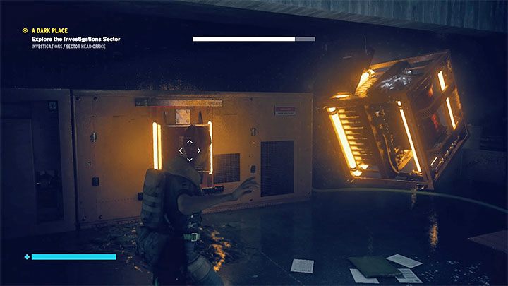 From the very beginning of your visit in the Investigative Sector, its worth exploring the area carefully because you can find many collectibles - Control AWE: A Dark Place walkthrough - Walkthrough - Control Guide