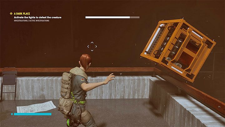 Take the new power core from the small storage and use Levitate to reach the area above the generator where you just threw the second Power Core - Control AWE: A Dark Place walkthrough - Walkthrough - Control Guide
