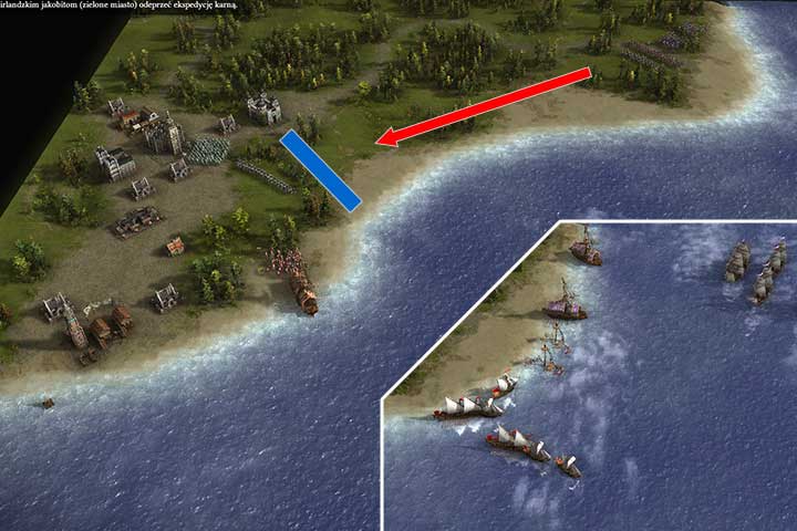 If you decide to help Ireland, a large and strong fleet will be more important - The Struggle on La Manche | Dawn of the French Fleet Campaign - Dawn of the French Fleet Campaign - Cossacks 3 Game Guide