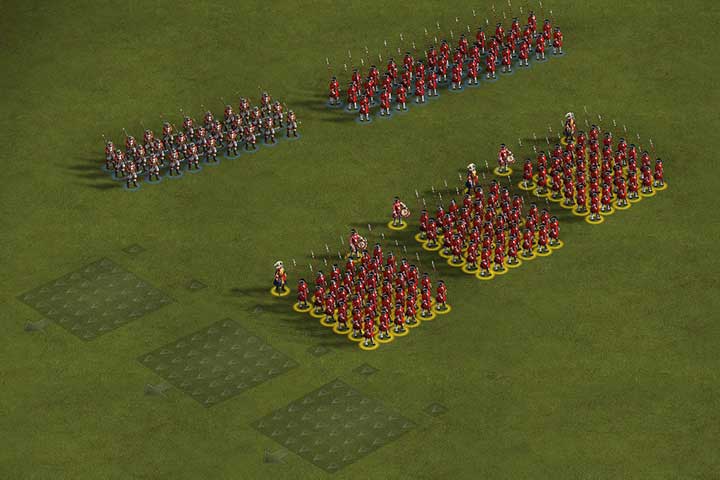 Units in formations are easier to control. - Formations | The Basics - The Basics - Cossacks 3 Game Guide