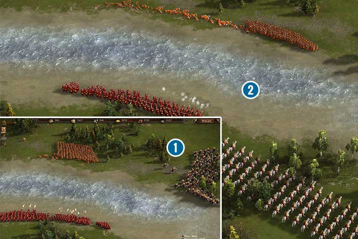 Position your shooters at the coast of the river on the north - March on Moscow | Cossacks Gain Fame Campaign - Cossacks Gain Fame Campaign - Cossacks 3 Game Guide