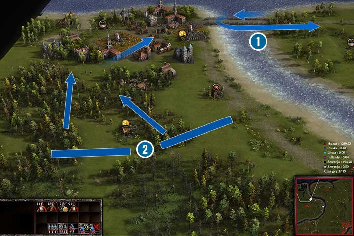 The last opponent can be quite challenging - War at the North - In Distress and Cold, On the Tsars Employ Campaign - Cossacks 3 Game Guide