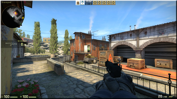 Heres a great, elevated vantage point - Mission 17 - Inferno - Scavengers - Difficult missions - CS GO Game Guide