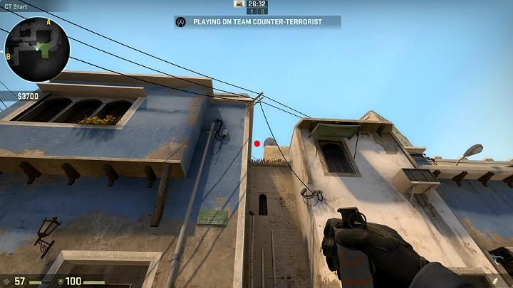 You can take the above throw while at the counter-terrorist respawn point - Mirage | Tournament maps in CS GO - Tournament Maps in Counter Strike: Global Offensive - CS GO Game Guide