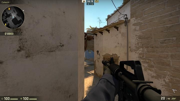This way, you will get to a position from which you can fire above smokescreen - Mirage | Tournament maps in CS GO - Tournament Maps in Counter Strike: Global Offensive - CS GO Game Guide