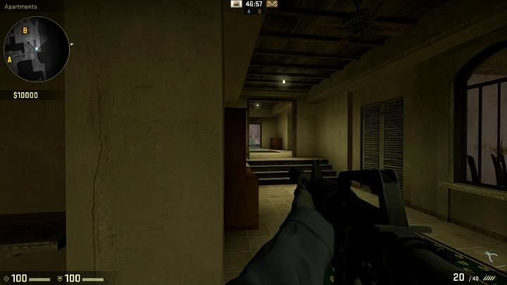 As you enter the corridor from the direction of the terrorist respawn point, you have to watch out, because opponents usually occupy positions on the right, on the barrel - Mirage | Tournament maps in CS GO - Tournament Maps in Counter Strike: Global Offensive - CS GO Game Guide