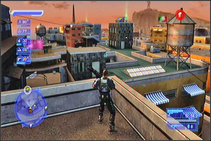 On the top of the orange building you will perceive Martinez - Crackdown: Juan El Numero Martinez - Crackdown: Los Muertos - Crackdown Game Guide