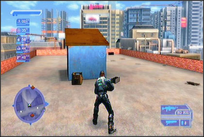 Once you clear the area enough to came close to the centre building, do it, and then use Firefly to take Gryzunova out - Crackdown: Natalia Gryzunova - Crackdown: Volk - Crackdown Game Guide