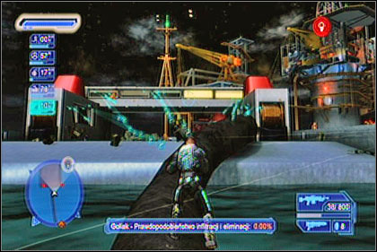 Using the pipes, run to the biggest part of construction - Crackdown: Vladimir Golyak - Crackdown: Volk - Crackdown Game Guide