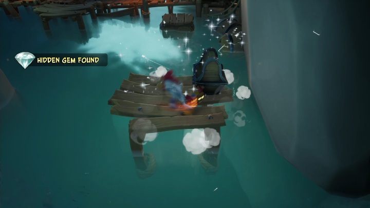 All you have to do is hit the box once, and the secret content will drop - Crash 4: Booty Calls walkthrough - Salty Wharf, 1717 - Crash 4 Guide, Walkthrough