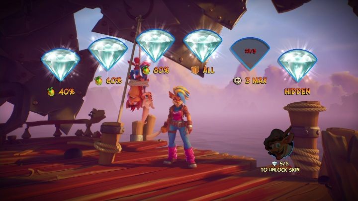 On Hook, Line, and Sinker, you can get 6 gems - Crash 4: Hook, Line and Sinker walkthrough - Salty Wharf, 1717 - Crash 4 Guide, Walkthrough