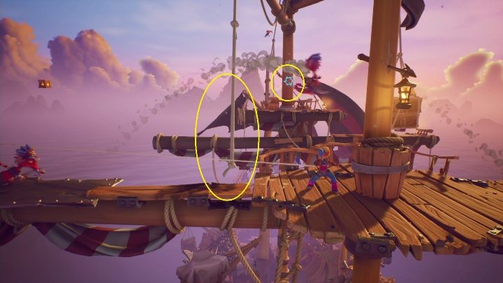 Once you get on the other ship, it's a piece of cake - Crash 4: Hook, Line and Sinker walkthrough - Salty Wharf, 1717 - Crash 4 Guide, Walkthrough