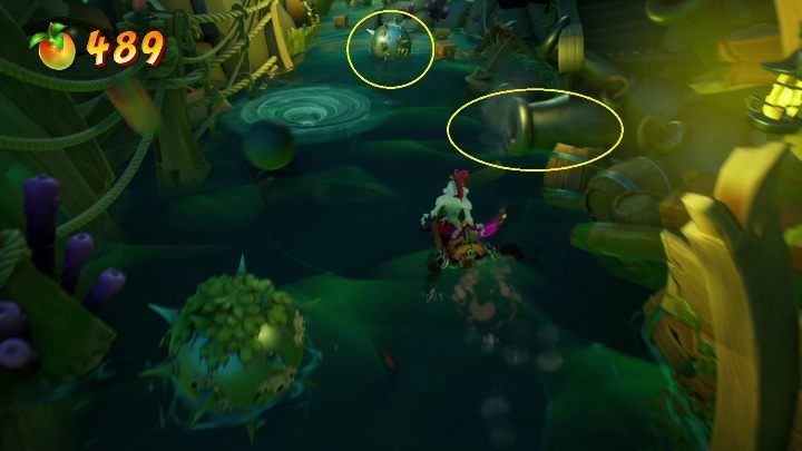 Another boat sequence - Crash 4: Jetboard Jetty walkthrough - Salty Wharf, 1717 - Crash 4 Guide, Walkthrough