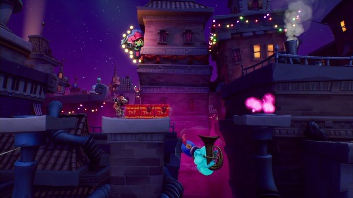 The next part of the map can be somewhat irritating - Crash 4: Off Beat walkthrough - Mosquito Marsh, A Few Days Ago - Crash 4 Guide, Walkthrough