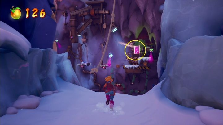 To get through you have to catch a certain point - Crash 4: Building Bridges walkthrough - The 11th Dimension - Crash 4 Guide, Walkthrough