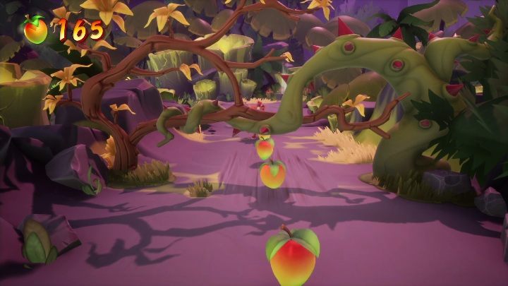 You will come across spikes - Crash 4: Dino Dash walkthrough - Eggipus Dimension, 88 Milion B.C.B - Crash 4 Guide, Walkthrough