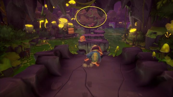 Repeat the same action with the new obstacle ahead - Crash 4: Rock Blocked walkthrough - Eggipus Dimension, 88 Milion B.C.B - Crash 4 Guide, Walkthrough