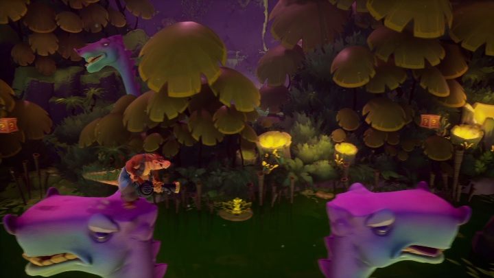 Now you have to bounce off dinosaurs - Crash 4: Rock Blocked walkthrough - Eggipus Dimension, 88 Milion B.C.B - Crash 4 Guide, Walkthrough