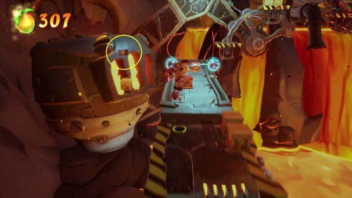 You'll get the tape at the end of the map - Crash 4: Toxic Tunnels walkthrough - Cortex Island - Crash 4 Guide, Walkthrough