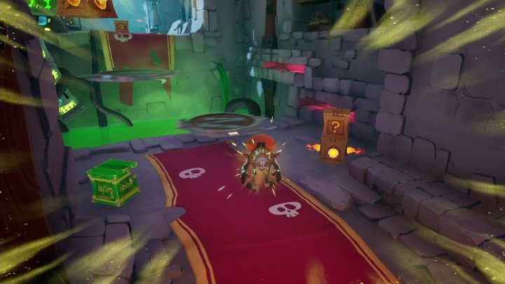 In the third case, stop the platforms so that the top of them allows you to crash further - for example in the middle of the terrain - Crash 4: Cortex Castle - Cortex Island - Crash 4 Guide, Walkthrough