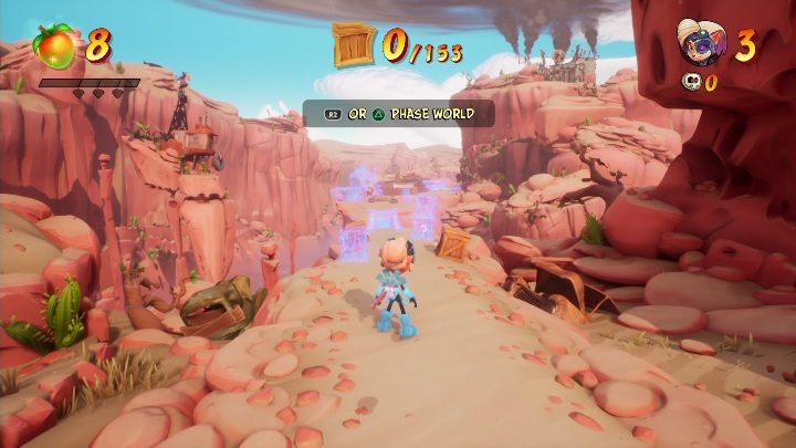 Lani-Loli is the first mask you'll encouneter in Crash Bandicoot 4 - Crash 4: Lani-Loli - mask, how to unlock? - Masks - Crash 4 Guide, Walkthrough