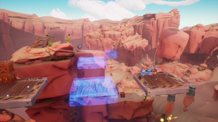 Items that can be interacted with are highlighted in blue - Crash 4: Lani-Loli - mask, how to unlock? - Masks - Crash 4 Guide, Walkthrough