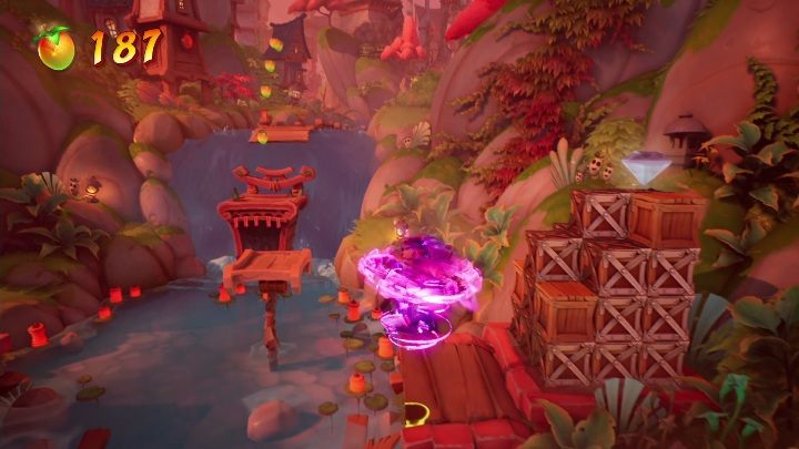 You will obtain this mask on the level Give It a Spin - Crash 4: Akano - mask, how to unlock? - Masks - Crash 4 Guide, Walkthrough