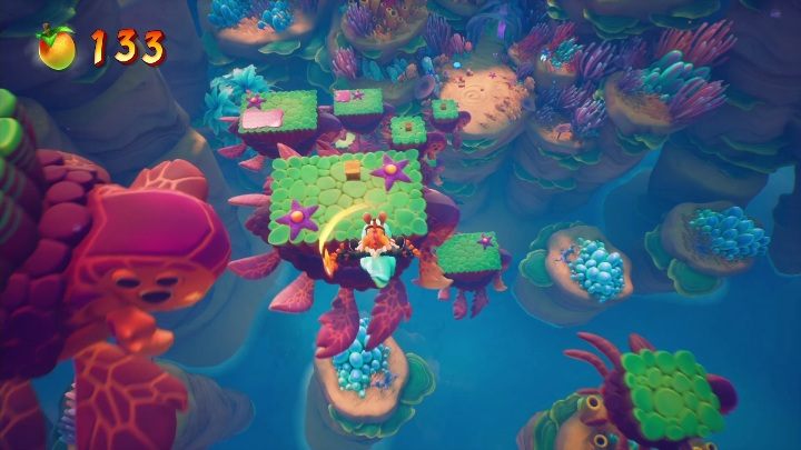 The next stage will be very unpleasant to all people with acrophobia - Crash 4: Crash Landed walkthrough - Bermugulas Orbit, ??? - Crash 4 Guide, Walkthrough