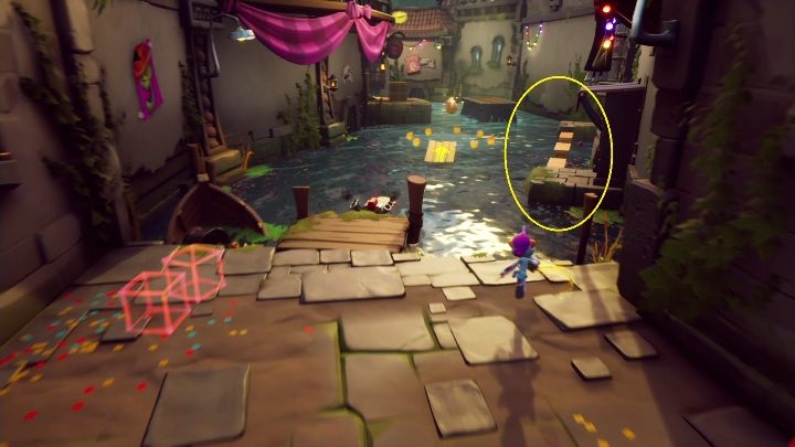 At the very beginning of the level, you will see a boat you should jump on - Crash 4: Yellow Gem - where to find, location of the diamond - Special Gems - Crash 4 Guide, Walkthrough