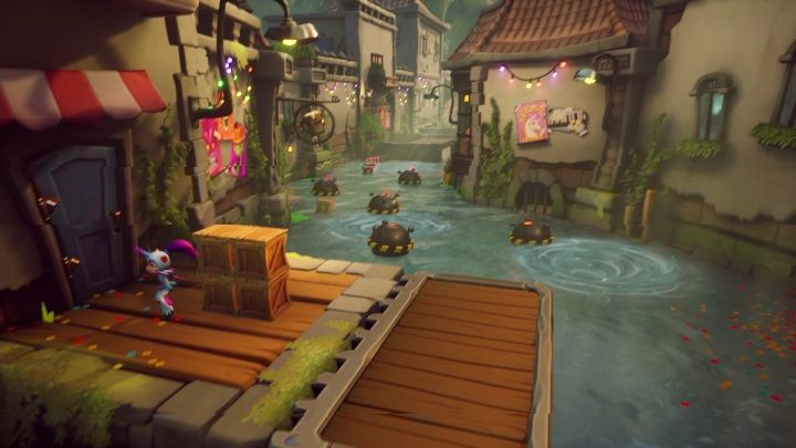 Stand on them and perform a double jump in the air - Crash 4: Yellow Gem - where to find, location of the diamond - Special Gems - Crash 4 Guide, Walkthrough