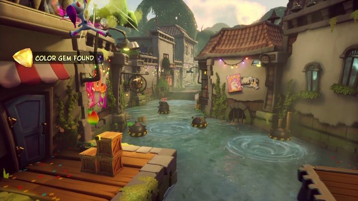 You must complete the level to collect the get the gem into your equipment - Crash 4: Yellow Gem - where to find, location of the diamond - Special Gems - Crash 4 Guide, Walkthrough