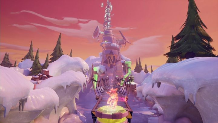 The road will lead you to a board, where you can get a few boxes - Crash 4: Yellow Gem - where to find, location of the diamond - Special Gems - Crash 4 Guide, Walkthrough