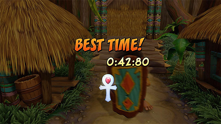 After completing each time trial you will receive one of three possible relics - a sapphire one (the worst one), a golden and a platinum one (above picture) - Crash Bandicoot N. Sane Trilogy: Practice Makes Pefect! - Crash Bandicoot N. Sane Trilogy: Crash Bandicoot - Crash Bandicoot N. Sane Trilogy Game Guide