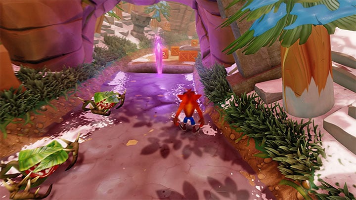 You can also choose the right path, which is the recommended choice if you are planning to reach the remaining crates - Crash Bandicoot N. Sane Trilogy: Diggin It - Crash Bandicoot N. Sane Trilogy: Crash Bandicoot 2 - Alpine Warp Room - Crash Bandicoot N. Sane Trilogy Game Guide