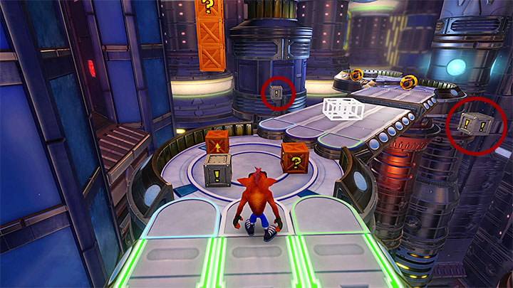 Soon after you have passed by the two scientists in pods, you will reach another rocket-firing walker - Crash Bandicoot N. Sane Trilogy: Gone Tomorrow - Crash Bandicoot N. Sane Trilogy: Crash Bandicoot 3 - Future location - Crash Bandicoot N. Sane Trilogy Game Guide