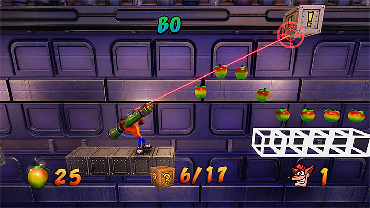 In this location, go right and collect the violet gem - Crash Bandicoot N. Sane Trilogy: Gone Tomorrow - Crash Bandicoot N. Sane Trilogy: Crash Bandicoot 3 - Future location - Crash Bandicoot N. Sane Trilogy Game Guide