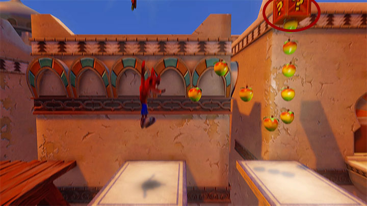 Head right and eliminate one more opponent on the flying carpet - Crash Bandicoot N. Sane Trilogy: Hang Em High - Crash Bandicoot N. Sane Trilogy: Crash Bandicoot 3 - Arabic location - Crash Bandicoot N. Sane Trilogy Game Guide