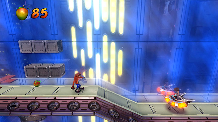 Carefully, get around the crates with nitroglycerine and move on - Crash Bandicoot N. Sane Trilogy: Future Frenzy - Crash Bandicoot N. Sane Trilogy: Crash Bandicoot 3 - Egyptian location - Crash Bandicoot N. Sane Trilogy Game Guide