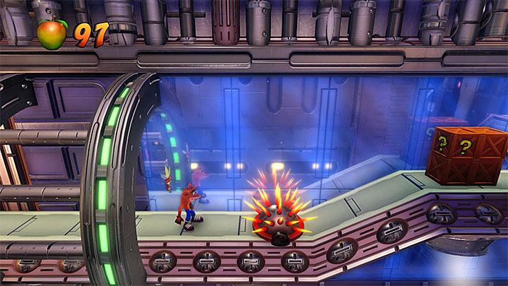 In some spots, you will run into floating platforms, like the one shown in screenshot 1 - Crash Bandicoot N. Sane Trilogy: Future Frenzy - Crash Bandicoot N. Sane Trilogy: Crash Bandicoot 3 - Egyptian location - Crash Bandicoot N. Sane Trilogy Game Guide