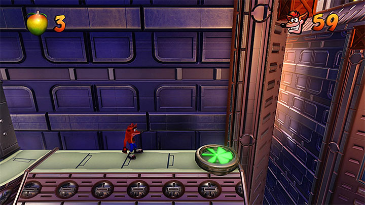 In the last part of this stage, you should especially watch out in the location shown in the above screenshot - Crash Bandicoot N. Sane Trilogy: Future Frenzy - Crash Bandicoot N. Sane Trilogy: Crash Bandicoot 3 - Egyptian location - Crash Bandicoot N. Sane Trilogy Game Guide